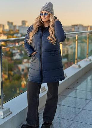 Зимова куртка ❄️
🖤💙💚 цвета: черный, синий, зеленый
📏 размеры: 50-52, 54-56, 58-60, 62-64