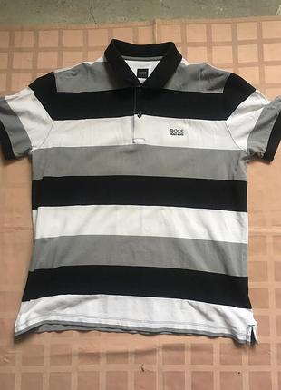 Мужское поло hugo boss