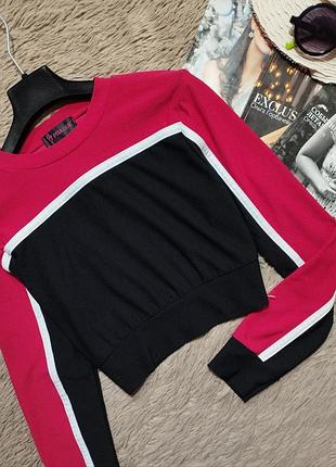 Красивый укороченный джемпер/топ/лонгслив/кофта 2