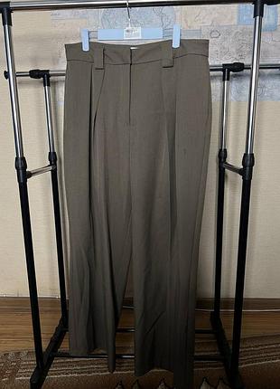 Стильные шоколадные брюки штаны палаццо