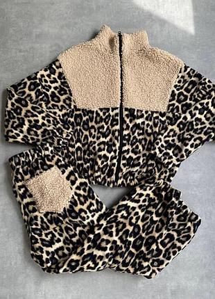 Костюм брючный флисовый с тедди 46-48 рр