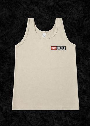Брендированная, стильная майка diesel. на 46-48р.