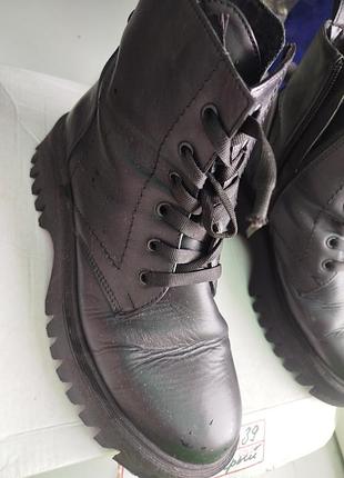 Черевики шкіряні 38 р