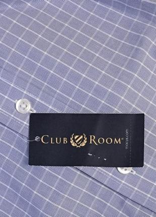 Мужская рубашка club room, оригинал, 100% хлопок, новая, размер l-xl.7 фото