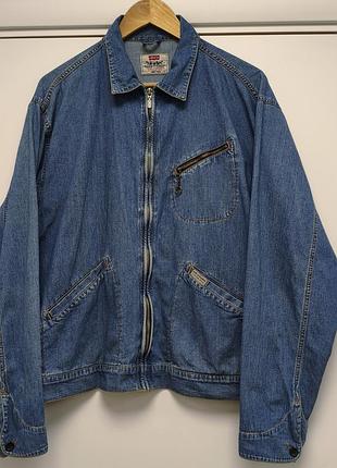 Винтажная джинсовая куртка джинсовка vintage levi's 90's denim jacket levis made portugal