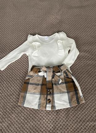 Дитячий костюм, спідниця, юбка, кофтинка.