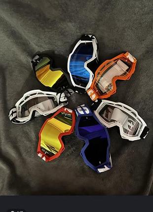 Мото / кросові окуляри – нові, різні кольори