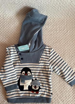 Кофта хлопчик утеплена 74розмір