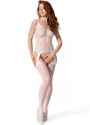 Эротическая бодистокинг passion bs104 белый one size ( sx1898 )