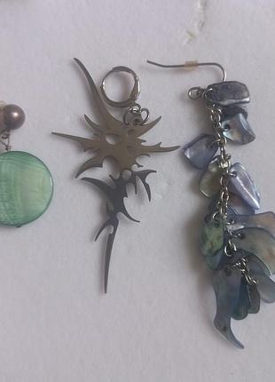 Сережки біжутерія