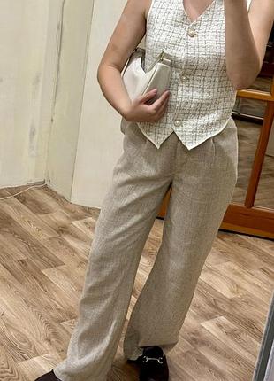 Льняні брюки жіночі