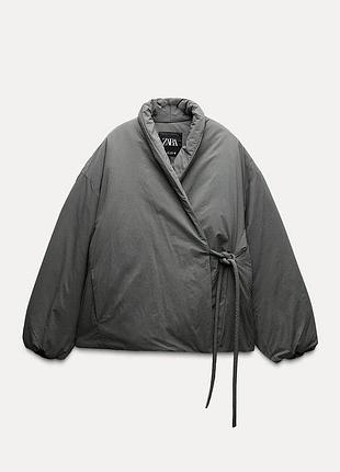 Zara куртка-кімоно з поясом