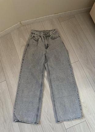 Джинси прямі сірі xs