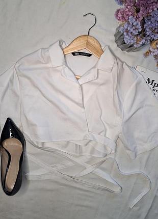 Укорочена сорочка на запах