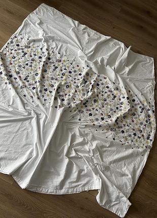 Підковдра бавовна з вишивкою квіти