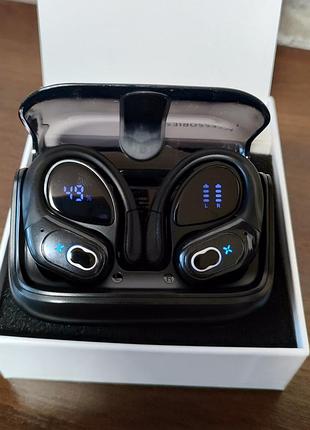 Бездротові навушники stecei 75h bluetooth 5.4, спортивні навушники з 4 мікрофонами з шумозаглушенням enc, бездротові стереонавушни