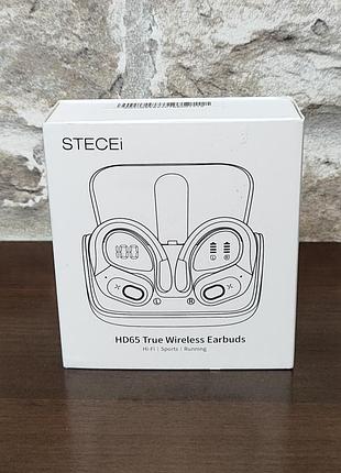 Беспроводные наушники stecei 75h bluetooth 5.4, спортивные наушники с 4 микрофонами с шумоподавлением enc, беспроводные стереонаушники