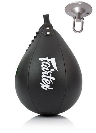 Пневмогруша боксерская fairtex sb1 black + крепления
