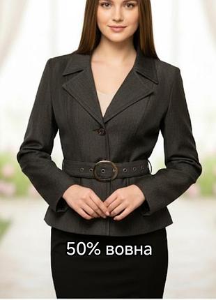 Брендовий піджак / жакет alva / вовна