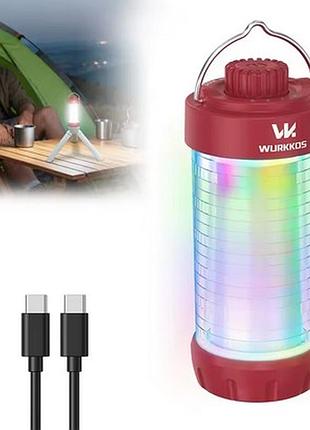 Wurkkos cl01 кемпінговий ліхтар для кемпінгу на аккумуляторі 21700 rgb