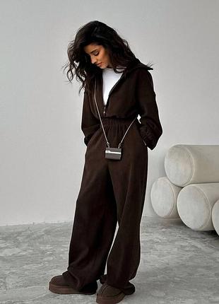 Комбинезон велюр