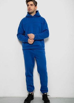 Спортивний костюм чоловічий на флісі, колір електрик