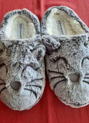 Капці (тапочки) домашні кішечка.