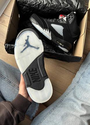 Jordan 5 black blue  арт 2028 5