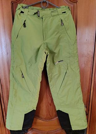 Брюки для лыж салатовые м