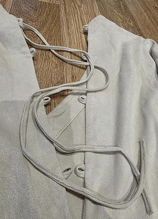 Замшева сукня mango 6