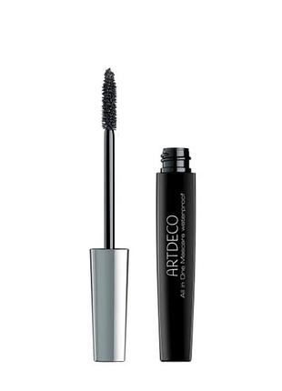 Туш для вій artdeco all in one mascara waterproof 71 black, 10 мл