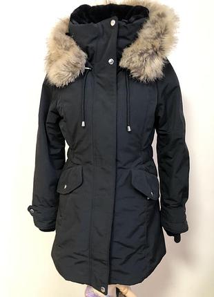 Шикарна  теплюща парка, zara.