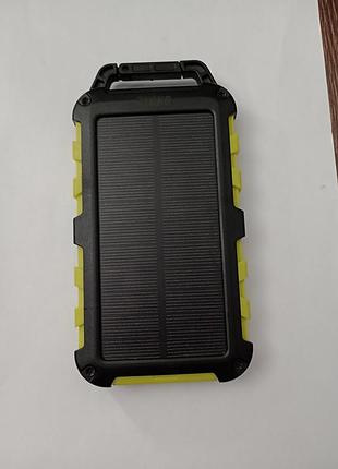 Павербанк ryoko 20000 mah з сонячною панеллю та ліхтариком