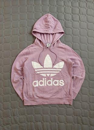 Женское худи adidas originals trefoil