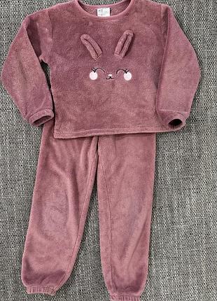 Тепла піжама нм на дівчинку 110-116 см