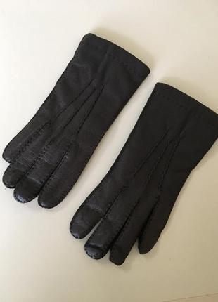 Винтажные кожаные перчатки бренд kruse в стиле  roeckl - ручная работа2 фото