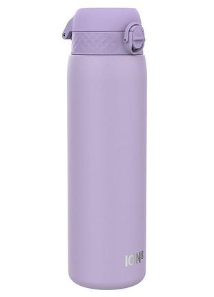 Пляшка для води металева ion8 1200 мл. stainless steel , periwinkle