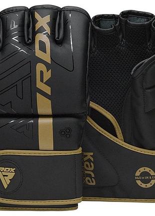 Рукавиці для мма rdx f6 kara matte golden m