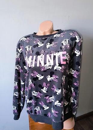 Свитшот из мини велюровый