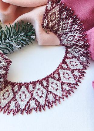 Силка из бисера, ручная работа