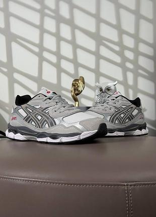 Мужские кроссовки asics gel-nyc grey white