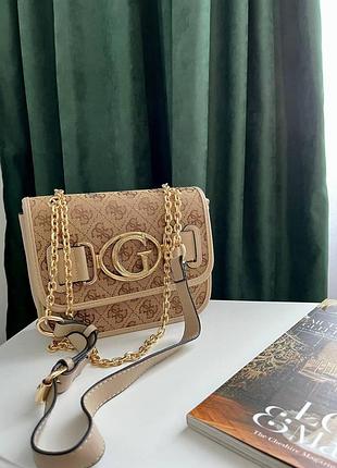 Guess aileen 4g logo beige