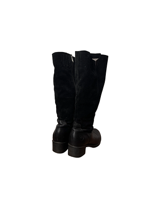 Кожаные сапоги женские зимние на меху, 39 размер