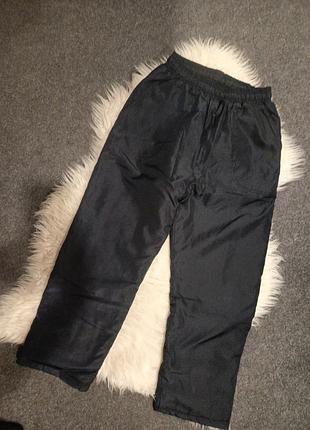 Теплые баллоновые брюки на флисе