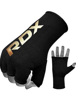 Перчатки rdx inner black/golden l