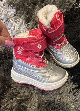 Нові зимові чобітки 20 розмір 🥰