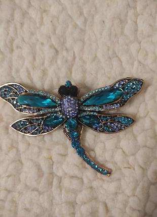 Стрикоза брошка велика