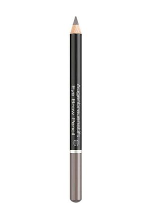 Олівець для брів artdeco eye brow pencil 6 medium grey brown, 1.1г