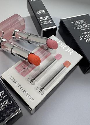 Набір бальзамів для губ addict lip glow (мініатюри)
