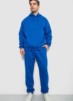 Спортивний костюм чоловічий на флісі, колір електрик
